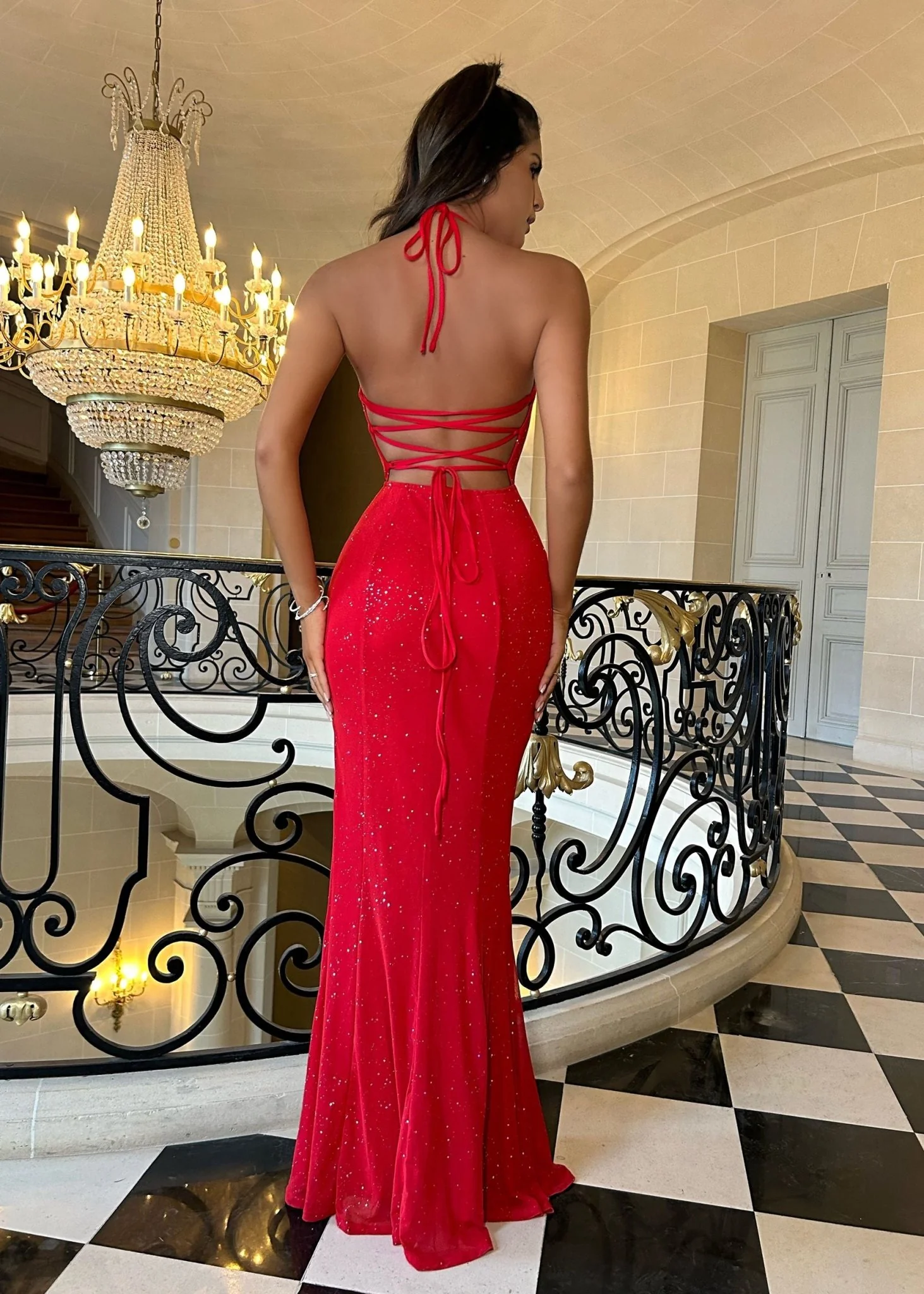 In The Spotlight Maxi Dress - Red - Image 8