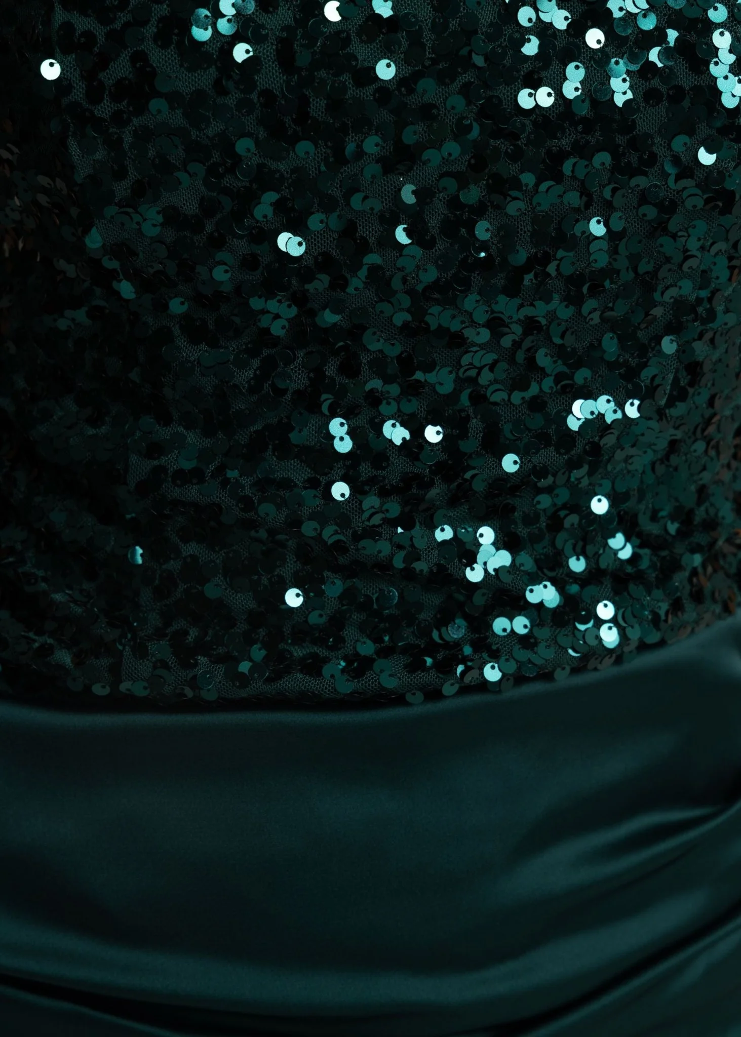 Innocence Is Bliss Sequin Mini Dress - Green - Image 3