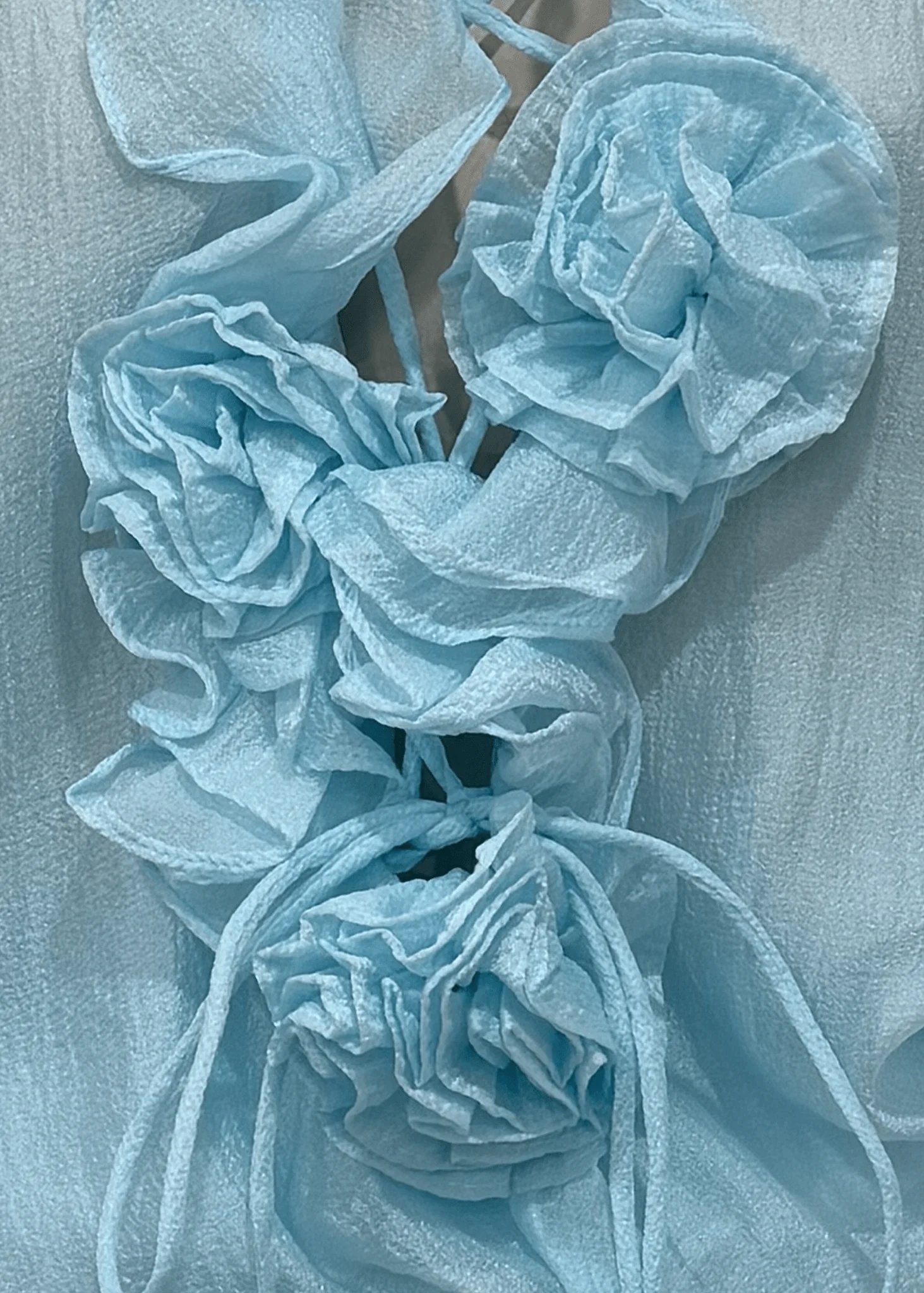Keep Me Close Ruffle Two Piece - Blue - Image 3