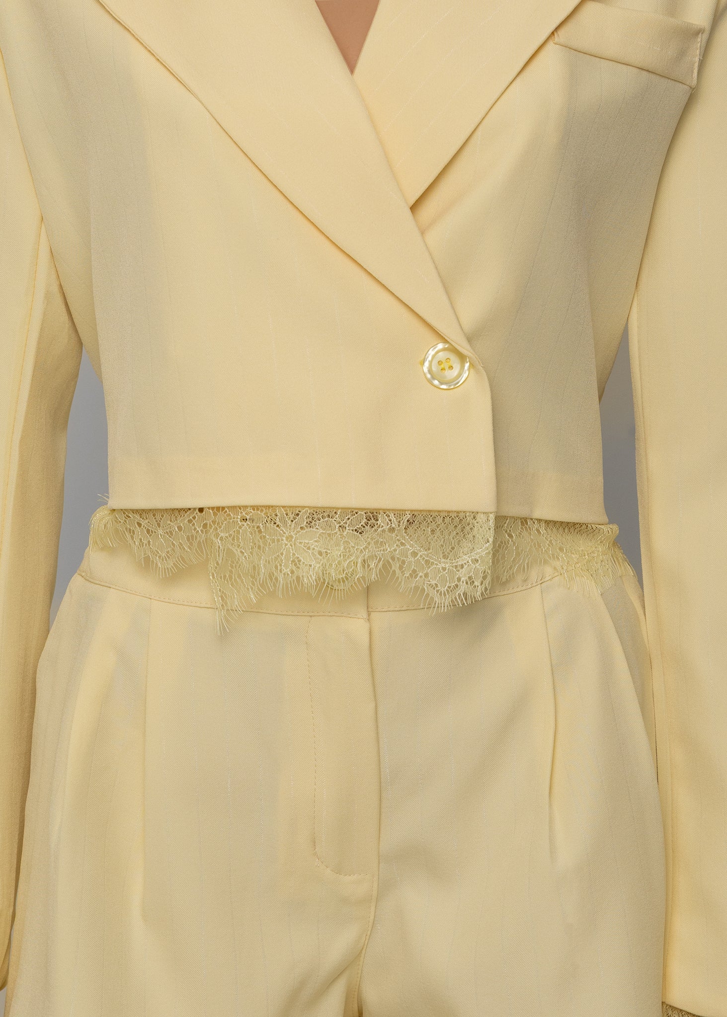 Lemonade Blazer And Short Two Piece - Yellow - Image 3