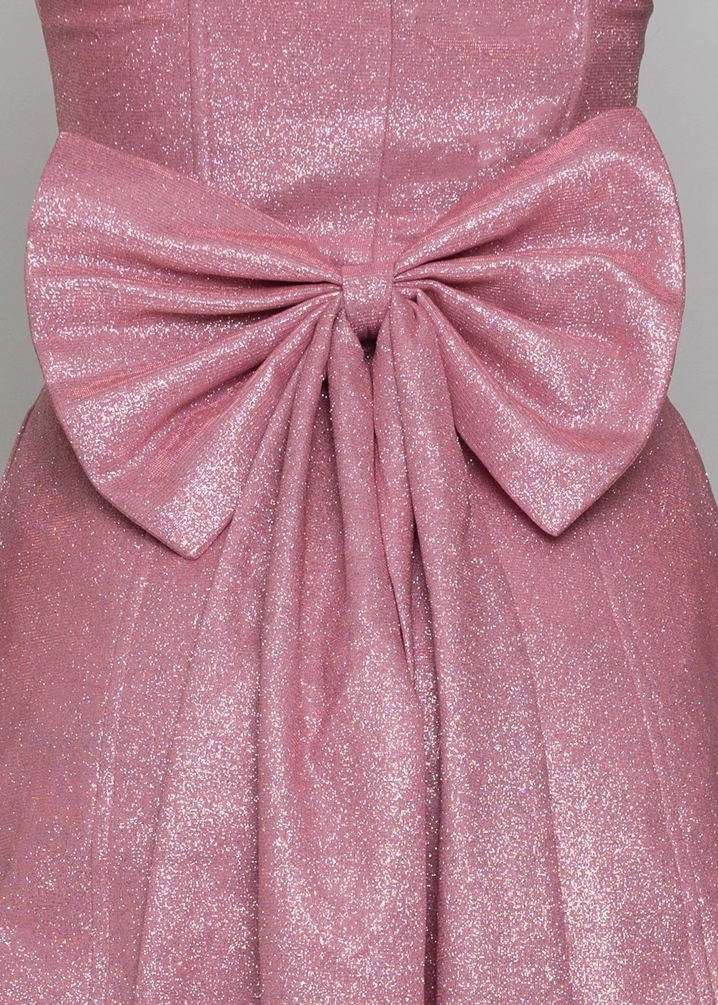 My Eternity Sparkle Bow Mini Dress - Pink - Image 3