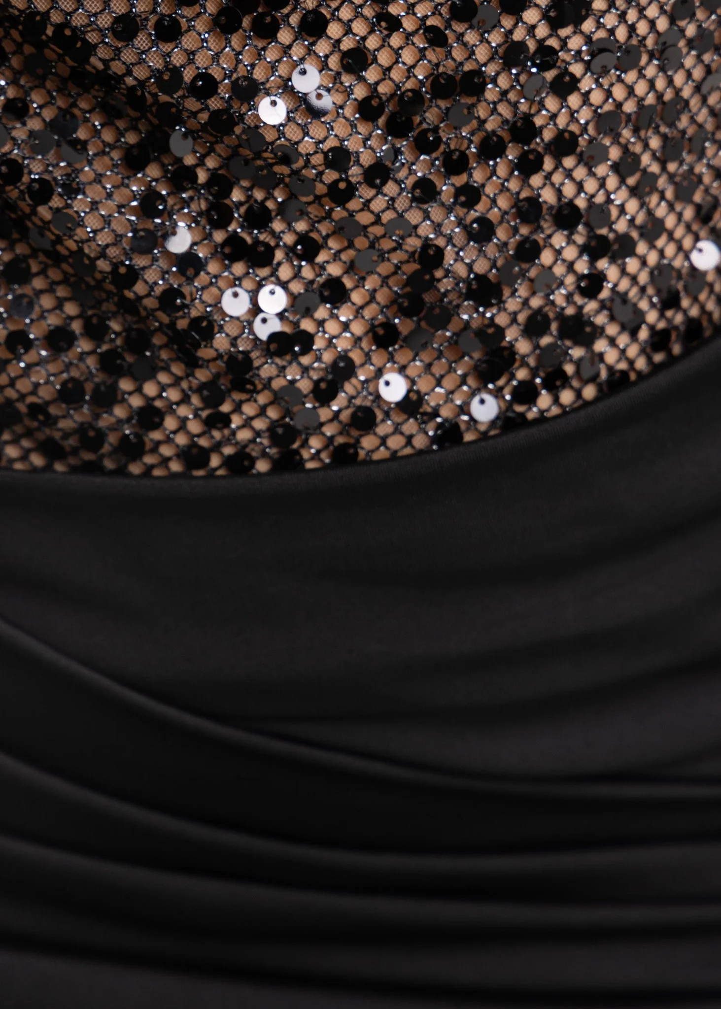 Never Guilty Sequin Mini Dress - Black - Image 5
