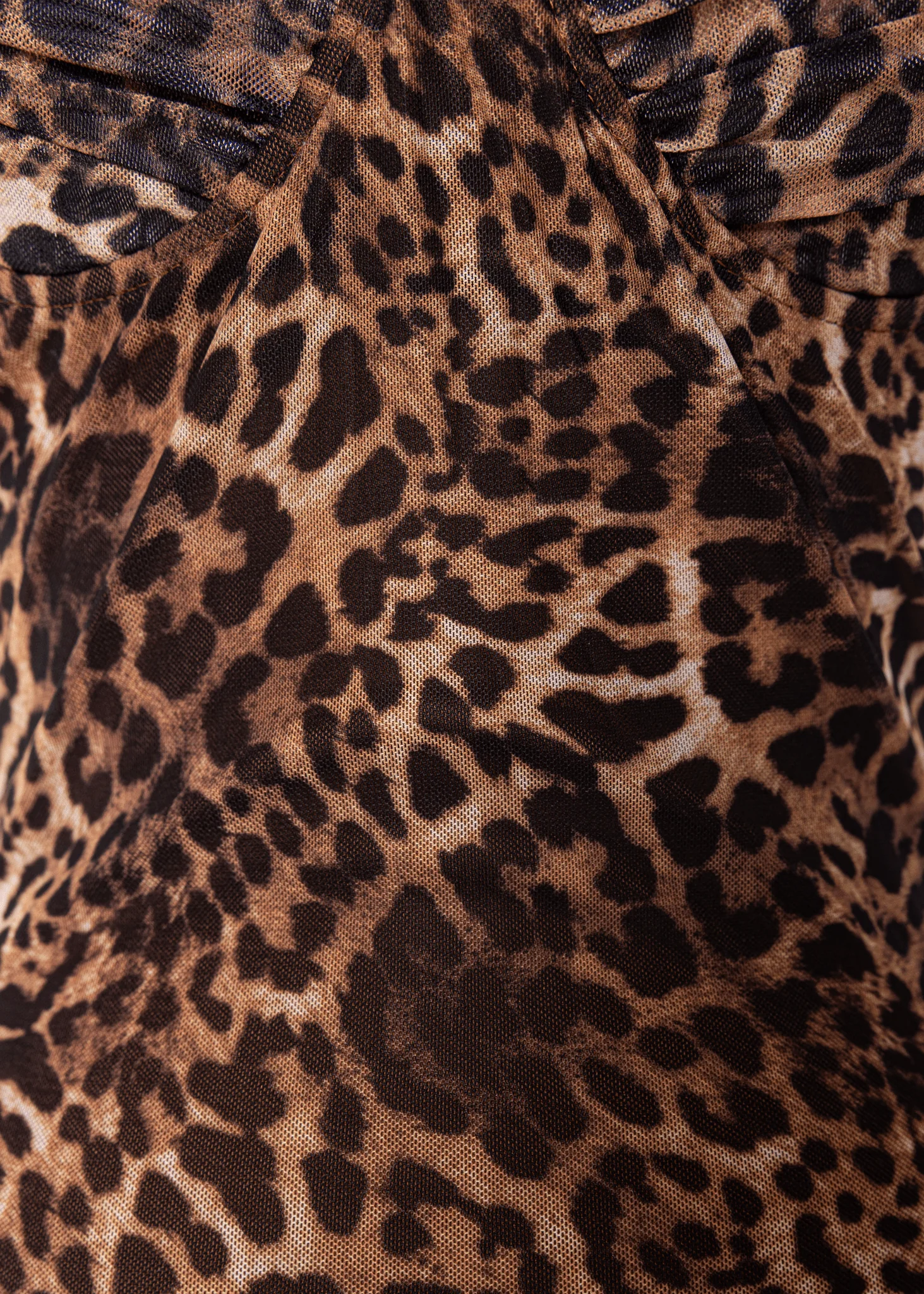 Sahara Nights Bodycon Midi Dress - Leopard Print - Image 3