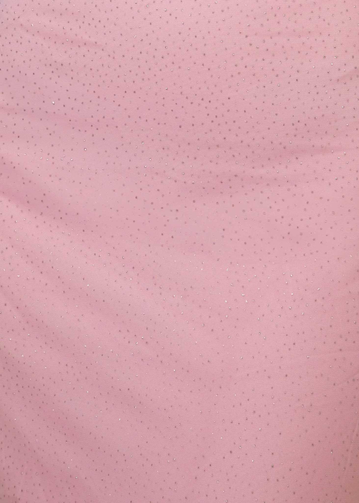 Secret Love Glitter Mesh Gown with Diamante Belt - Pink - Image 4
