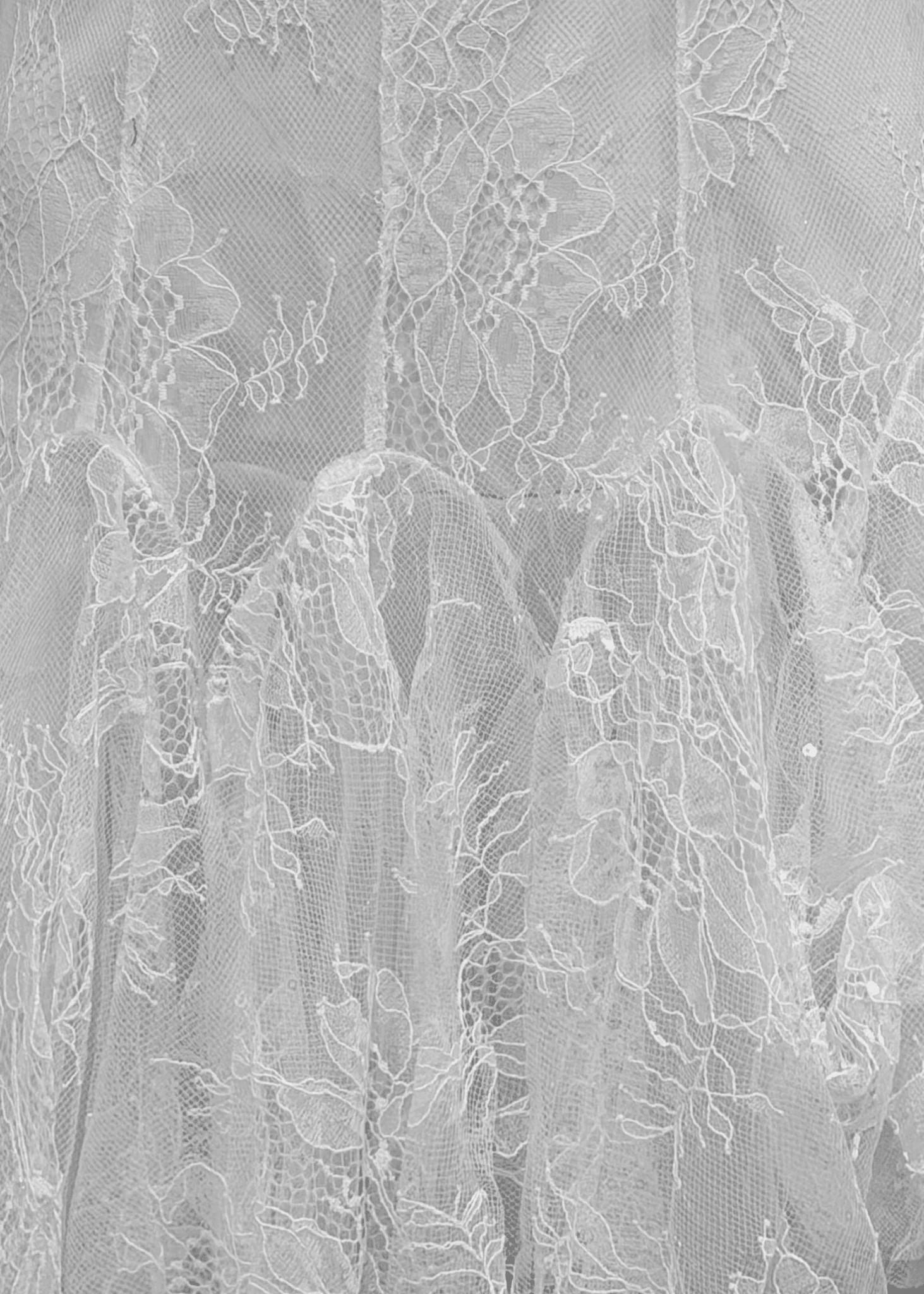 Sweet Temptation Lace Long Sleeve Mini Dress - White - Image 3