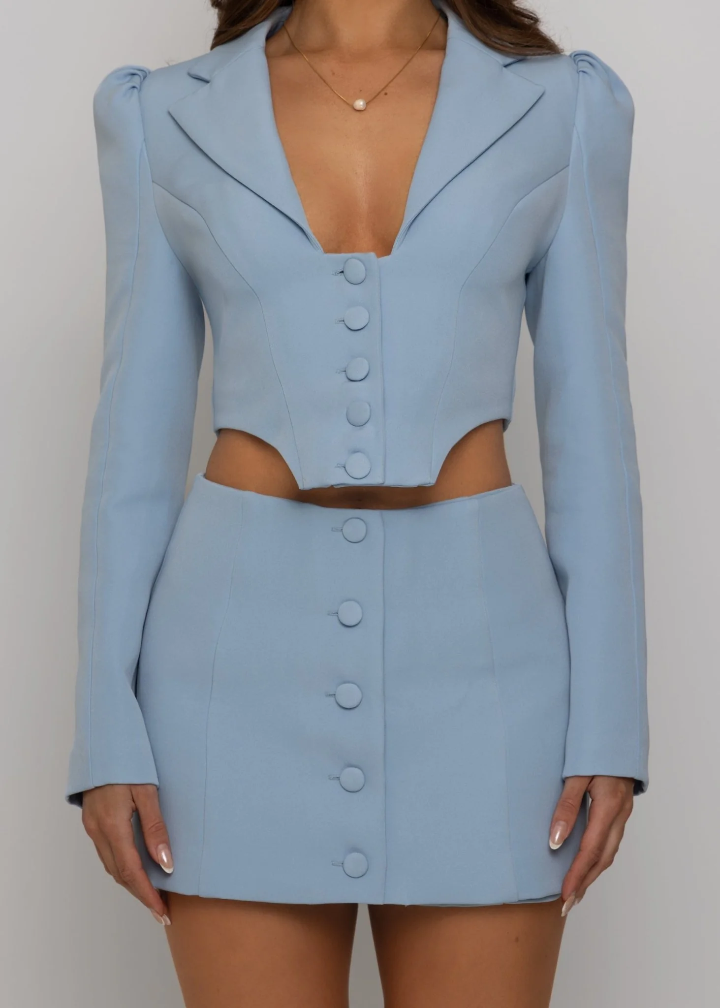Tailored Dreams Two Piece - Blue - Image 3