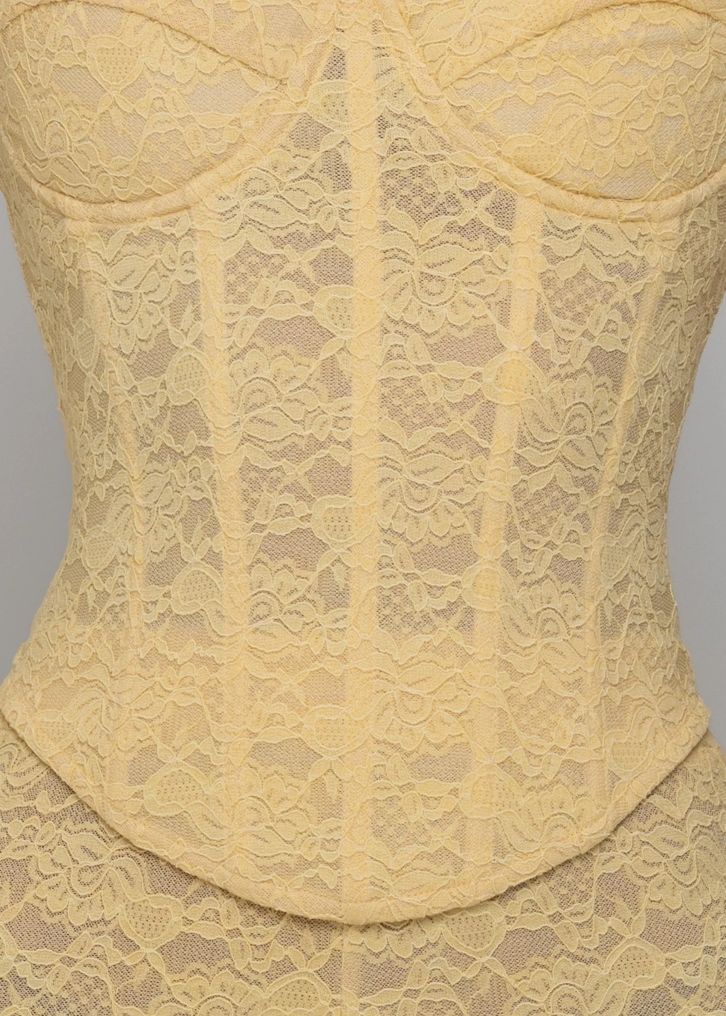 Time After Time Lace Capri Two Piece - Yellow - Image 4